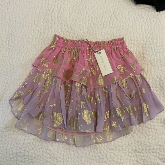 LoveShackFancy Dresses & Skirts - New- LoveShackFancy Ruffle Mini Skirt- size P